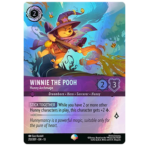 Disney Lorcana TCG - Winnie the Pooh Hunny Archmage  - 212/204 - Epic