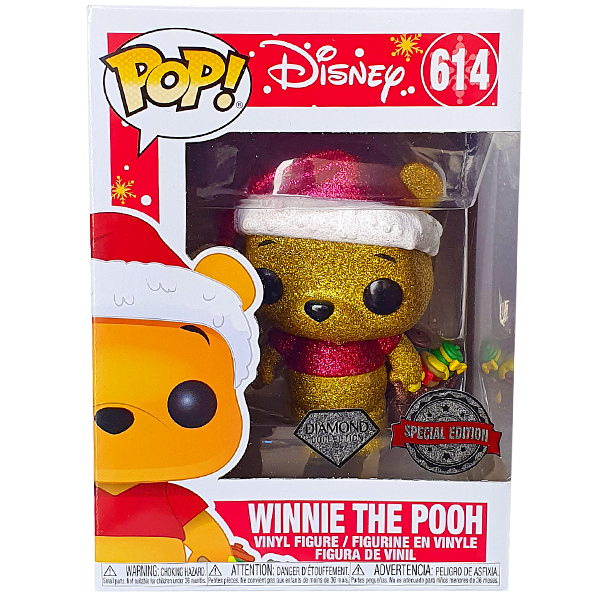 Winnie the Pooh - Winnie the Pooh (Holiday) Diamond Glitter Exclusive Pop! Vinyl Figure