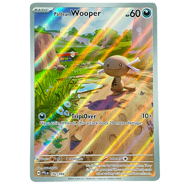 POKÉMON TCG - Paldean Wooper Illustration Rare - 102/094