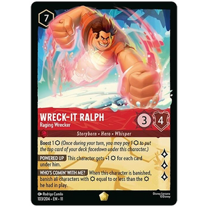Disney Lorcana TCG - Wreck-It Ralph Raging Wrecker - 103/204