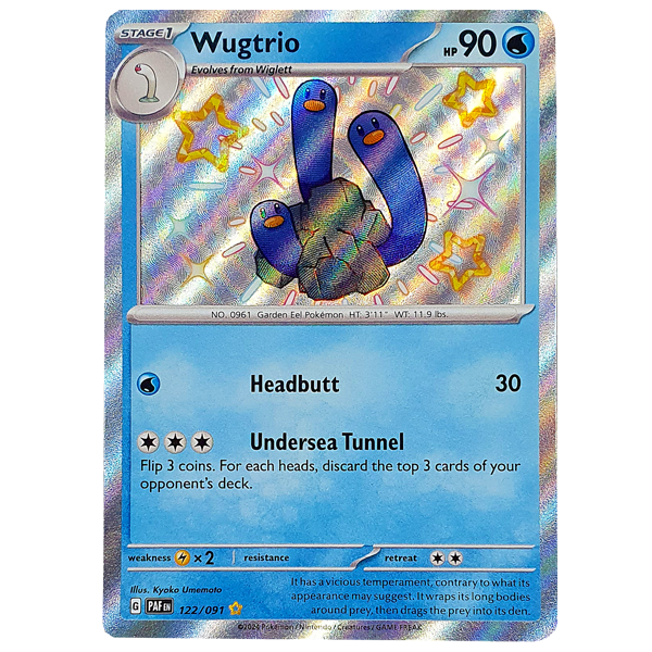 POKÉMON TCG - Wugtrio Shiny Rare - 122/091