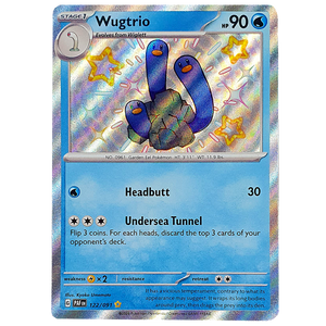 POKÉMON TCG - Wugtrio Shiny Rare - 122/091