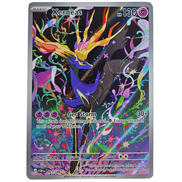 POKÉMON TCG - Xerneas Illustration Rare - 091/086