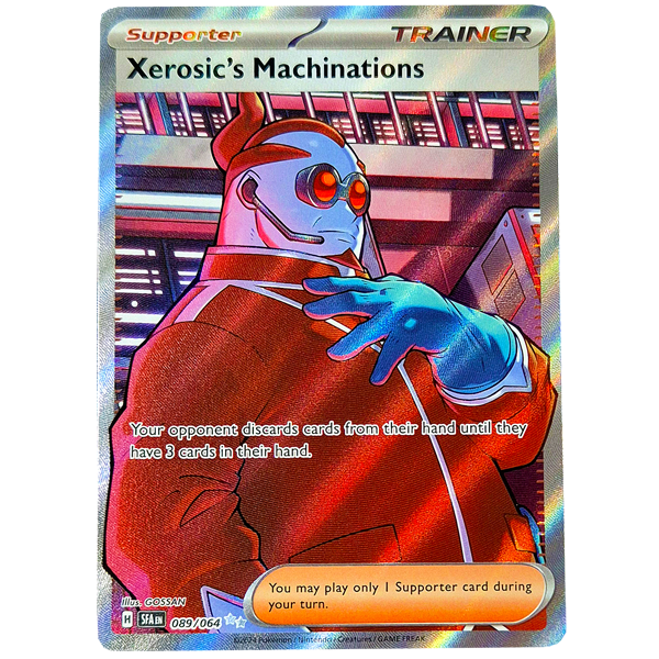 POKÉMON TCG - Xerosic's Machinations Full Art Secret Rare - 089/064