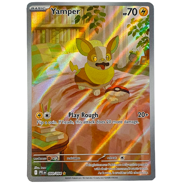 POKÉMON TCG - Yamper Illustration Rare - 099/094