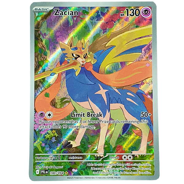 POKÉMON TCG - Zacian Illustration Rare - 100/094