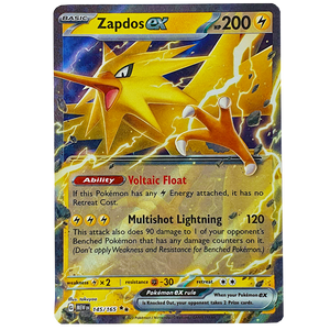 POKÉMON TCG - Zapdos EX Ultra Rare - 145/165