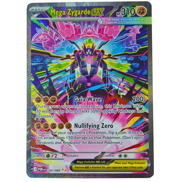 POKÉMON TCG - Mega Zygarde ex Special Illustration Rare - 120/088