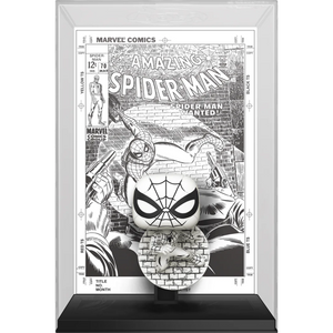 PRE-ORDER Marvel: 85th Anniversary - The Amazing Spider-Man Black & White #70 Pop! Comic Covers with Case - PRE-ORDER