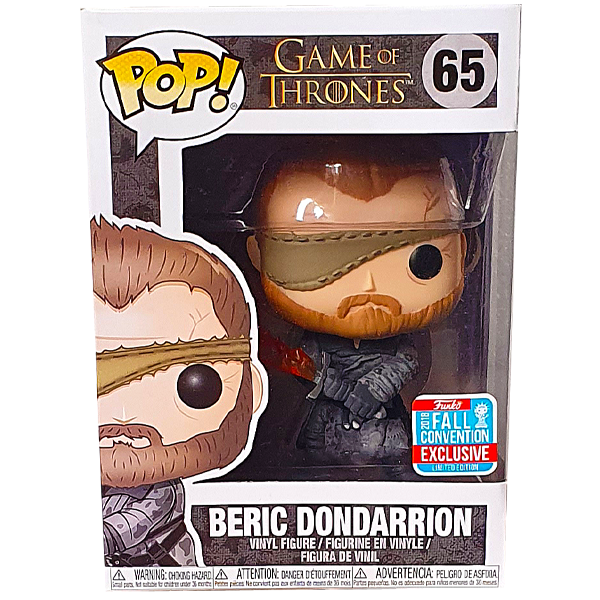Game of Thrones - Beric Dondarrion (w/Flame Sword) NYCC 2018 Exclusive Pop! Vinyl Figure