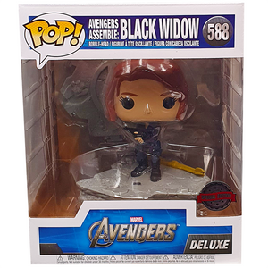 The Avengers - Black Widow Avengers Assemble US Exclusive Diorama Deluxe Pop! Vinyl Figure