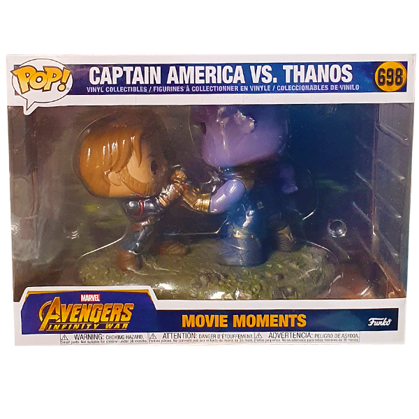 Avengers Infinity War - Captain America Vs Thanos Exclusive Movie Moments Pop! Vinyl Figure