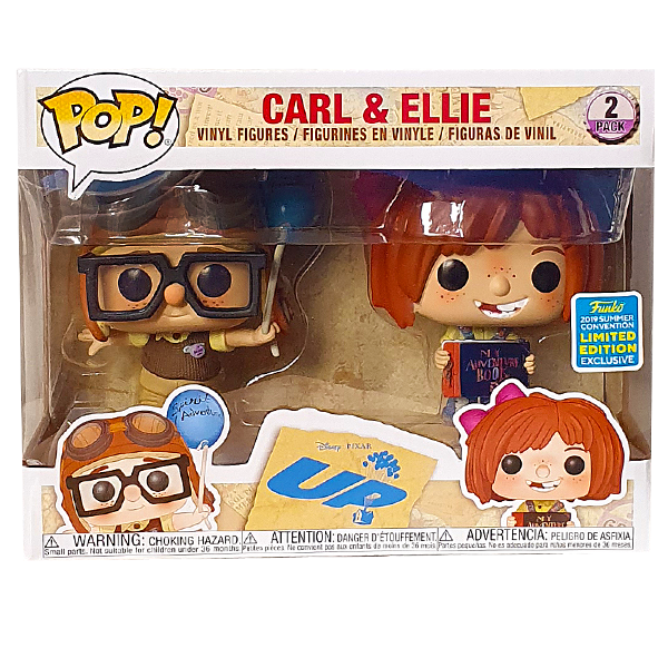 Up - Carl & Ellie SDCC 2019 Exclusive Pop! Vinyl Figure 2-Pack
