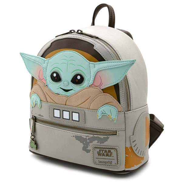 Star Wars The Mandalorian - The Child 10” Faux Leather Mini Backpack