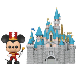 Disneyland 65th Anniversary - Sleeping Beauty Castle and Mickey Mouse Pop! Town Vinyl Figure
