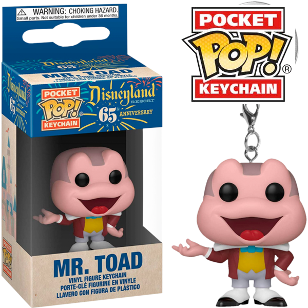 Disneyland 65th Anniversary - Mr. Toad Pocket Pop! Keychain
