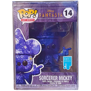 Fantasia 80th Anniversary - Sorcerer Mickey (Blue) Art Series Pop! Vinyl Figure with Pop! Stacks