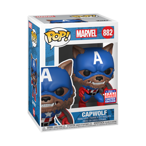 Marvel - Capwolf FunKon (SDCC) 2021 Exclusive Pop! Vinyl Figure