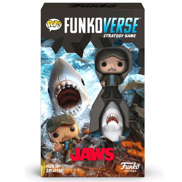 Jaws - Quint & Great White Shark Pop! Funkoverse Strategy Board Game 2-Pack
