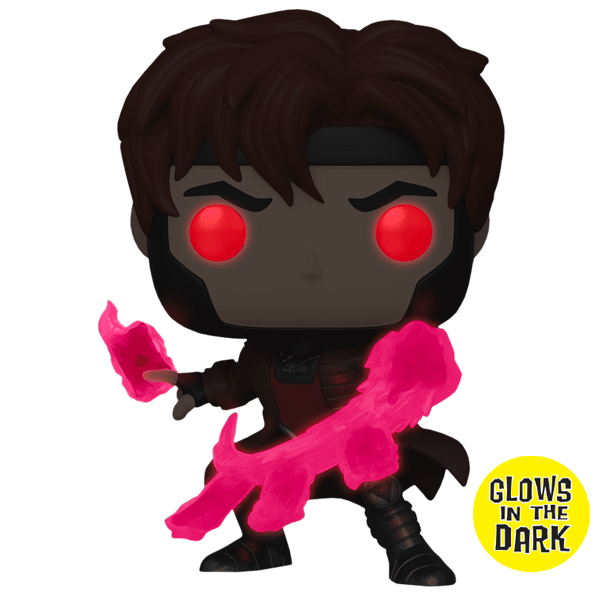 X-Men - Gambit with Cards Glow US Exclusive Pop! Vinyl Figure