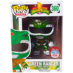 Power Rangers - Green Ranger (Metallic) NYCC 2016 Exclusive Pop! Vinyl Figure