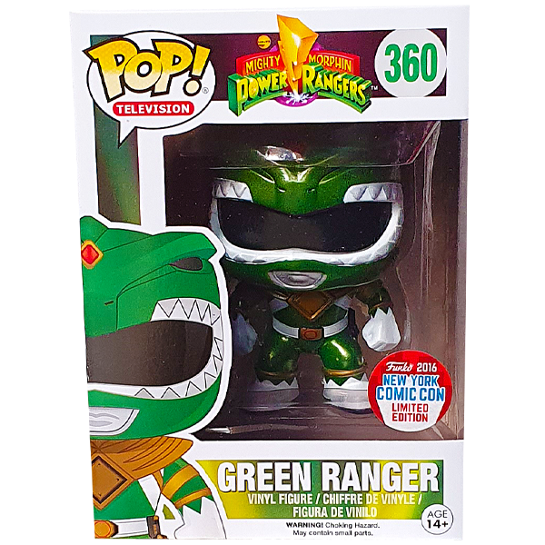 Power Rangers - Green Ranger (Metallic) NYCC 2016 Exclusive Pop! Vinyl Figure