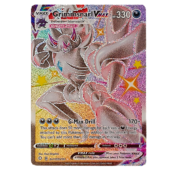 POKÉMON TCG - Grimmsnarl VMax Shiny Rare - SV117/SV122