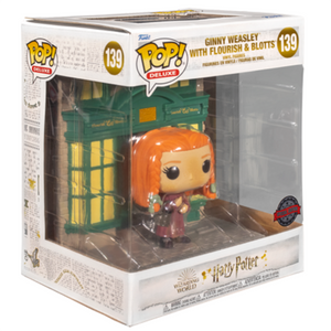 Harry Potter - Ginny Weasley with Flourish & Blotts Diagon Alley Deluxe Pop! Vinyl Figure