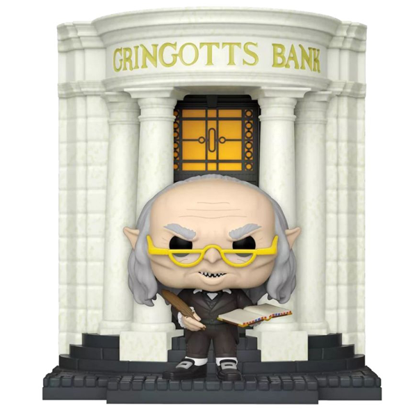 Harry Potter - Gringotts’ Head Goblin with Gringott’s Bank Diagon Alley Deluxe Pop! Vinyl Figure