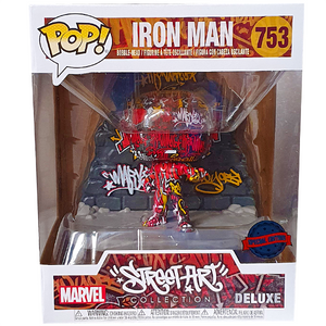 Marvel Street Art Collection - Iron Man US Exclusive Pop! Vinyl Deluxe