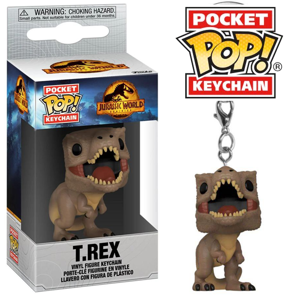Jurassic World: Dominion - T.Rex Pocket Pop! Keychain