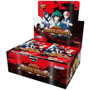 My Hero Academia CCG - Collectible Card Game Wave 2 Crimson Rampage - Sealed Booster Box