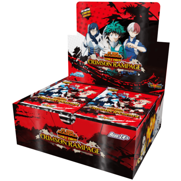 My Hero Academia CCG - Collectible Card Game Wave 2 Crimson Rampage - Sealed Booster Box