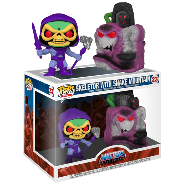 Masters of the Universe - Skeletor with Snake Mountain Pop! Town Vinyl Figure