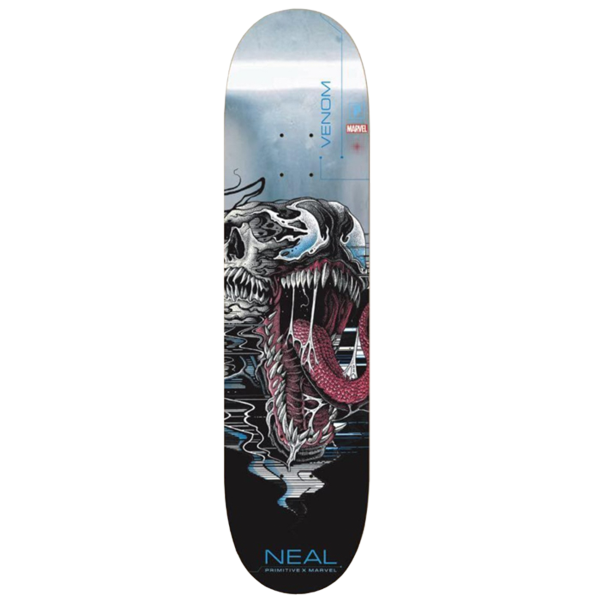 Marvel - Paul Jackson x Venom Neal 8.125” Primitive Skateboard Deck