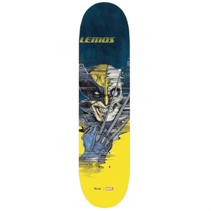 Marvel - Paul Jackson x Wolverine Lemos 8.0” Primitive Skateboard Deck