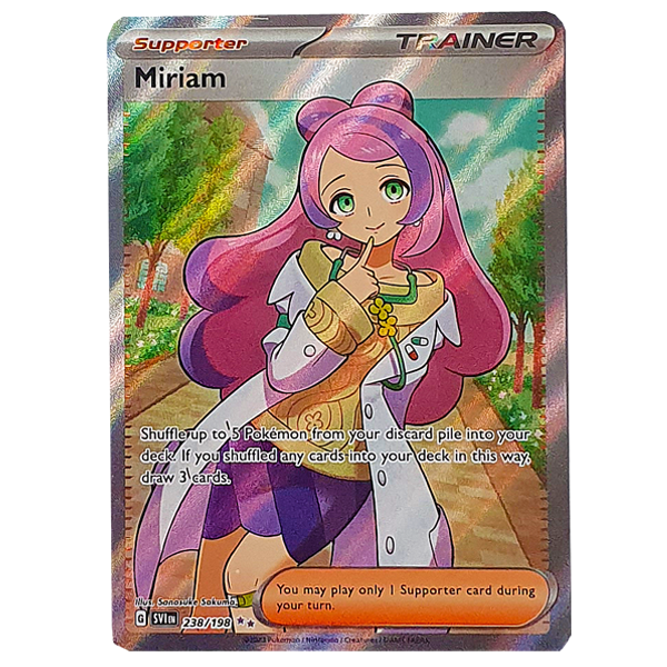 POKÉMON TCG - Miriam Full Art Secret Rare - 238/198