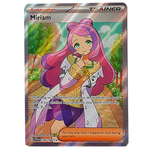 POKÉMON TCG - Miriam Full Art Secret Rare - 238/198