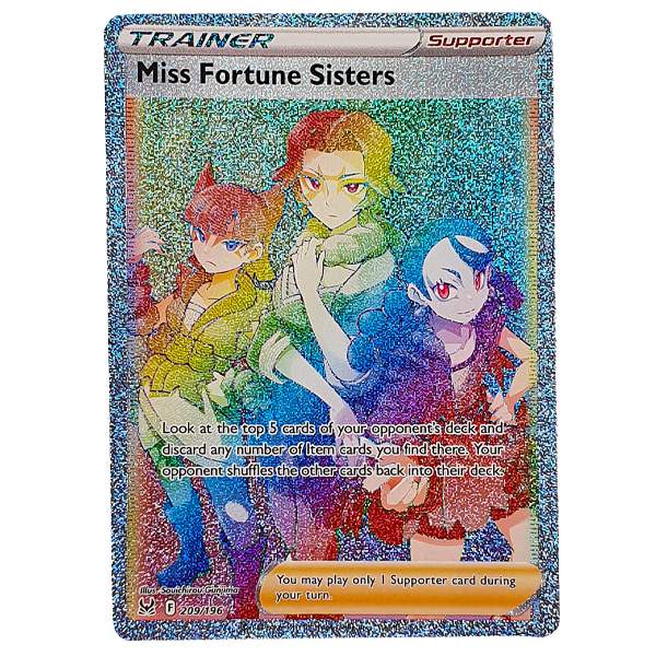POKÉMON TCG - Miss Fortune Sisters Hyper Rare - 209/196