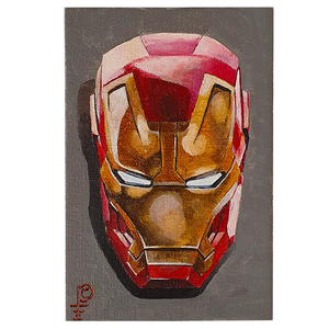 Artwork - Acyrlic Painting 4"x6" - 'Mr Stark'