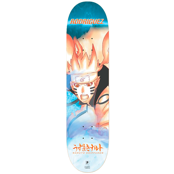 Naruto: Shippuden - Naruto x Chakra Rodriguez 8.25” Primitive Skateboard Deck