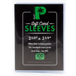 Palms Off Gaming - Soft Trading Card Sleeves - Standard Size - 100 Pack