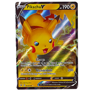 POKÉMON TCG - Pikachu V Ultra Rare - 043/185