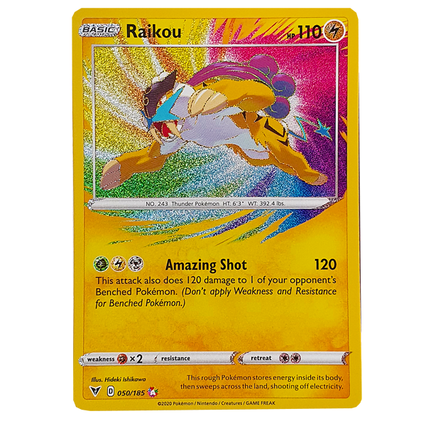 POKÉMON TCG - Raicou Amazing Rare - 050/185