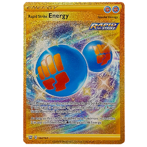 POKÉMON TCG - Rapid Strike Energy Secret Rare - 182/163