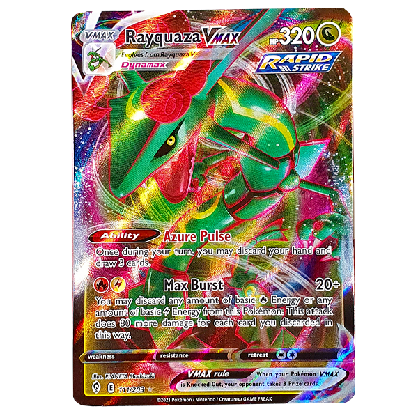 POKÉMON TCG - Rayquaza VMax Ultra Rare - 111/203