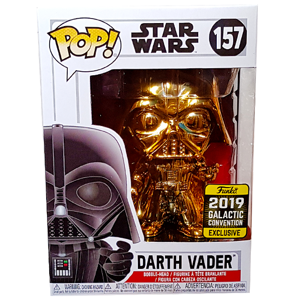 Darth vader gold discount chrome funko pop