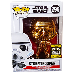 Star Wars - Stormtrooper Gold Chrome SWC 2019 Exclusive Pop! Vinyl Figure