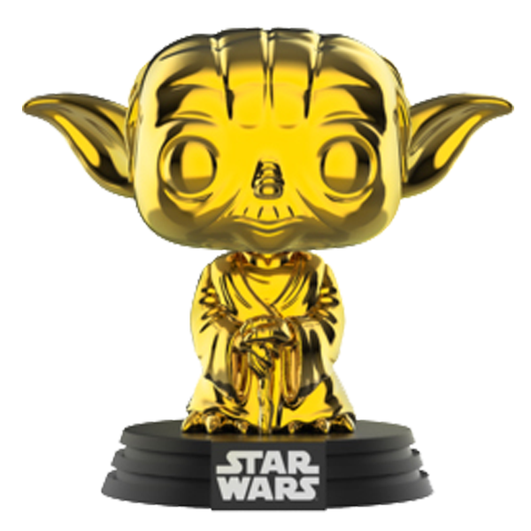 Star Wars - Yoda Gold Chrome SWC 2019 Exclusive Pop! Vinyl Figure