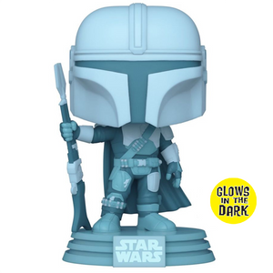 Star Wars The Mandalorian - The Mandalorian Hologram Glow US Exclusive Pop! Vinyl Figure